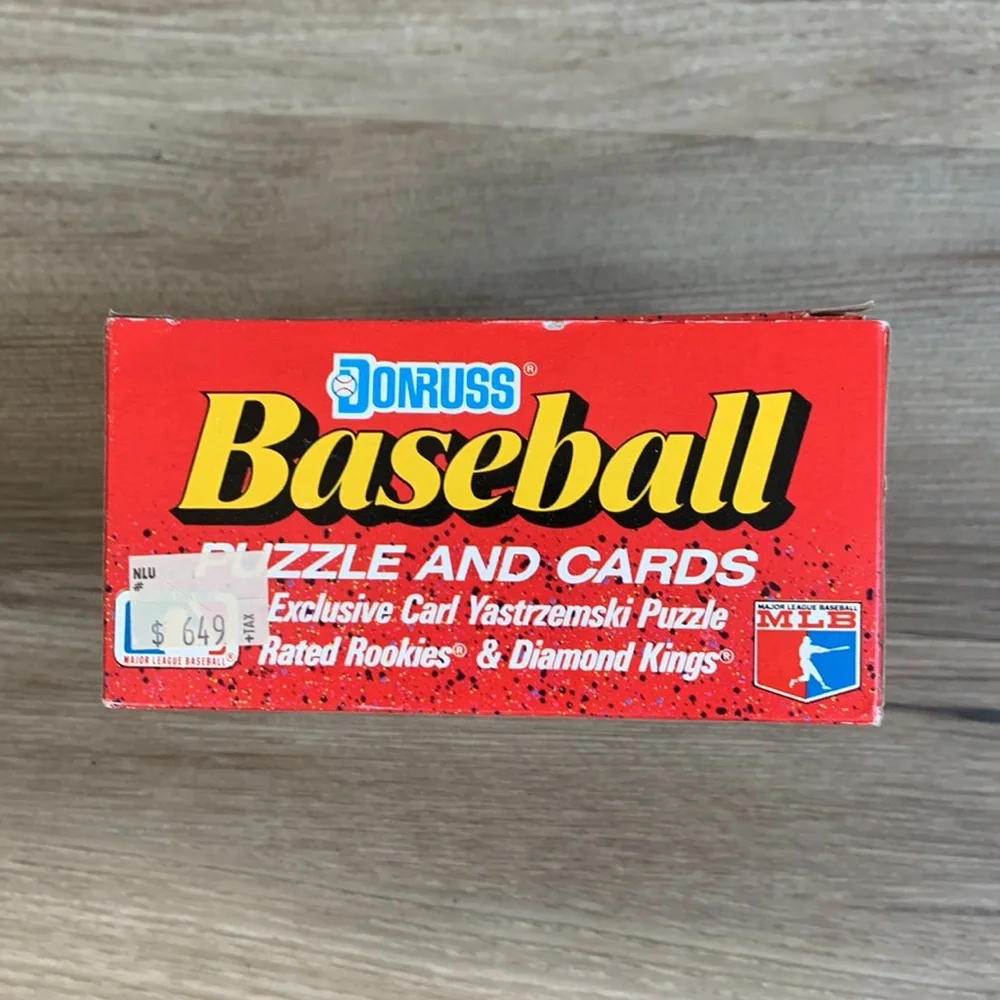 1990 Leaf Donruss MLB Baseball Puzzle & Cards Box 36 Count Trading Card New